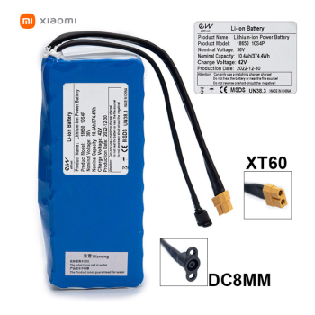 XIAOMI MI | M365 | M365PRO | 1S | MI3 - Zusatzbatterie 10.4 AH mit 36 Volt